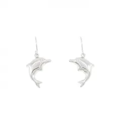 【新品】K10WG ドルフィン ピアス