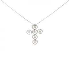 K18WG ダイヤモンド ネックレス 0.3CT