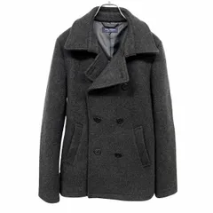 【中古】[印象AB] URBAN RESEARCH アーバンリサーチ ピーコート / Pコート レディース M 杢チャコールグレー 毛×ポリ 内ポケット無し 裏地付き タイトフィット 無地のサムネイル