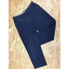 【中古】[印象BC] BEAMS HEART ビームスハート メンズ Sサイズ 紺 ネイビー クロップドパンツ ジップフライ テーパード パラシュートボタンのサムネイル