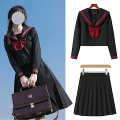 新品 [NOKIJP] セーラー服 本格制服 リボン白三本Ver.特集 jk コスプレ 半袖 長袖 大人 女子高生 制服 ランキング セーラー 服 コスチューム レディース 女装 ハロウィン 紺 黒 白 緑 人気 セーラー服 コスプレ