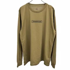 【中古】[印象A] TARAS BOULBA タラスブルバ Tシャツ / カットソー メンズ L グリーンカーキ 緑系 ポリ100% ロゴ刺繍 長袖 丸首 ロングスリーブ クルーネックのサムネイル