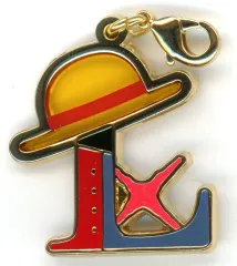 【中古】キーホルダー モンキー・D・ルフィ(枠無し) 「ワンピース・プレミア・サマー コレクタブルチャーム」 ユニバーサル・スタジオ・ジャパン2019限定