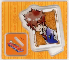 【中古】アクリルスタンド・アクリルパネル 沢田綱吉 「家庭教師ヒットマンREBORN! ミニフィギュアコレクション(ミニアクリルスタンド)」 上海ジャンプショップ限定