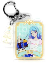 【中古】キーホルダー 湊みお 「オールアイカツ!大衣装展!! ☆Stage Dress Collection☆ in YOKOHAMA COAST パーツ付きアクリルキーホルダー 01/(描き下ろしイラスト)」