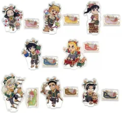 【中古】アクリルスタンド・アクリルパネル 全8種セット 「鬼滅の刃×ufotable Cafe×マチ★アソビCAFE クリスマス2025 ランダムアクリルスタンドB」