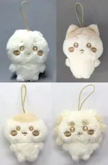 【中古】ぬいぐるみマスコット・ぬいぐるみバッジ 全4種セット ぬいぱれっと～ミルクいろ～ マスコット1 「ちいかわ なんか小さくてかわいいやつ」