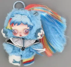 【中古】ぬいぐるみマスコット・バッジ Rainbow Dash 「POP MART SKULLPANDA×My Little Pony シリーズ ぬいぐるみペンダント」