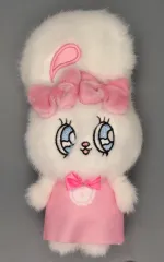 【中古】ぬいぐるみマスコット・ぬいぐるみバッジ クリームバニー おしゃれワンピースマスコット 「Esther Bunny -エスターバニー-」