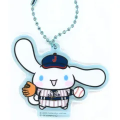 【中古】キーホルダー シナモロール アクリルキーホルダー 「タイトーくじ 侍ジャパン×サンリオキャラクターズ」 F賞