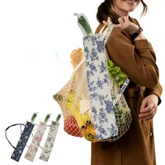 長い物専用エコバック ネギ袋 (黒花) ねぎ袋 MMmall