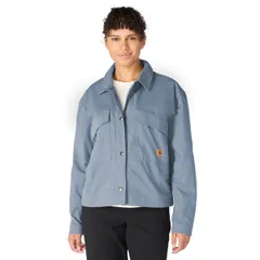カーハート レディース アウター ジャケット・ブルゾン Carhartt Womens Ripstop Utility Jacket Iron Blue ブルーのサムネイル