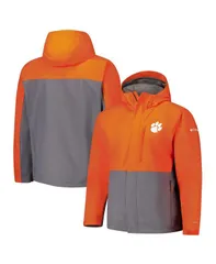 コロンビア メンズ アウター ジャケット・ブルゾン ジャケット Columbia Mens Orange Clemson Tigers Field Bound OmniTech FullZip Jacket Orange オレンジ