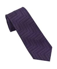 ダナ キャラン ニューヨーク メンズ アクセサリー ネクタイ DKNY Menslim Design Tie Purple パープルのサムネイル