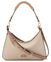 ナインウェスト レディース バッグ Nine West Claramae Convertible Medium Shoulder Bag New Khaki LogoDark Camel カーキのサムネイル