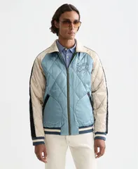 スコッチアンドソーダ メンズ アウター ジャケット・ブルゾン 長袖 SCOTCH SODA Mens 40th Anniversary LongSleeve Jacket BlueIvory アイボリのサムネイル