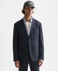 スコッチアンドソーダ メンズ アウター ジャケット・ブルゾン ブレザー SCOTCH SODA Mens Tailored Notch Lapel Collar Blazer Navy ネイビーのサムネイル