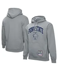 ミッチェルネス メンズ アウター パーカー・スウェット パーカー Mitchell Ness Mens Heather Gray Penn State Nittany Lions Classic Arのサムネイル
