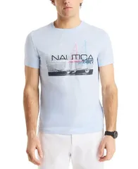ナウティカ メンズ トップス Tシャツ グラフィック Nautica Mens 1983 Short Sleeve Graphic TShirt Skyway