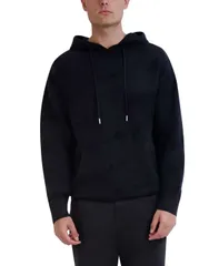 カール ラガーフェルド メンズ アウター ニット・セーター パーカー KARLAGERFELD PARIS Mens RegularFit Hoodie Sweater Black ブラックのサムネイル