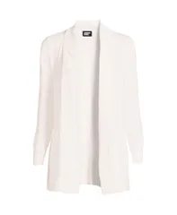 ランズエンド レディース アウター ニット・セーター プラスサイズ セーター コットン カーディガン Lands End Plus Size Cotton Modal Shawl Collar Cardigan Sweater Ivory アイボリー