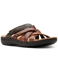 クラークス レディース シューズ サンダル プラットフォーム Clarks Laurieann Bali Strappy Platform Slide Sandals Brown Comb ブラウン