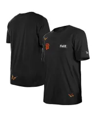 ニューエラ メンズ トップス Tシャツ New Era x Felt Mens Black San Francisco Giants TShirt Black ブラック