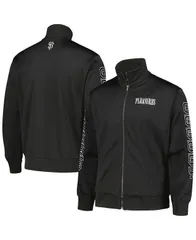 プレジャーズ メンズ アウター ジャケット・ブルゾン ジャケット PLEASURES Mens Black San Francisco Giants Pitcher FullZip Track Jacのサムネイル