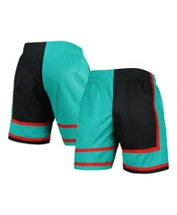 ミッチェルネス メンズ ボトムス ハーフパンツ・ショーツ ショートパンツ Mitchell Ness Mens BlackTurquoise Vancouver Grizzlies Hardwoodのサムネイル