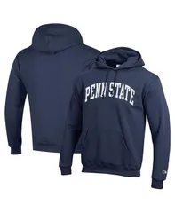 チャンピオン メンズ アウター パーカー・スウェット フリース Champion Mens Navy Penn State Nittany Lions Basic Arch Fleece Pullover Hoodie Navy ネイビー
