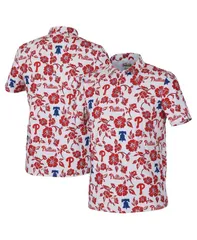 レインスプーナー メンズ トップス ポロシャツ Reyn Spooner Mens White Philadelphia Phillies Pua Performance Polo Shirt Whiのサムネイル