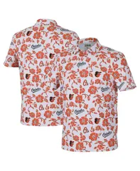 レインスプーナー メンズ トップス ポロシャツ Reyn Spooner Mens White Baltimore Orioles PUA Performance Polo Shirt White ホのサムネイル