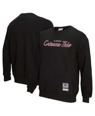 ミッチェルネス メンズ アウター パーカー・スウェット シャツ Mitchell Ness Mens Black Alabama Crimson Tidelite Script Pullover Swのサムネイル