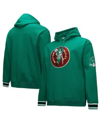 ミッチェルネス メンズ アウター パーカー・スウェット ヴィンテージ Mitchell Ness Mens Kelly Green Boston Celtics Chainstitch Appliquのサムネイル