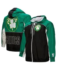 ミッチェルネス メンズ アウター ジャケット・ブルゾン Mitchell Ness Mens Black Boston Celtics Hardwood Classics Big Shot Premiのサムネイル