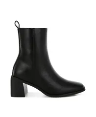 ロンドンラグ レディース シューズ ブーツ・レインブーツ レザー フェイクレザー London Rag Muskox Square Toe Faux Leather Boots Black ブラック