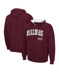 コロシアム メンズ アウター パーカー・スウェット ロゴ Colosseumens Maroon Mississippi State Bulldogs Arch Logo 30 FullZip Hoodie Maroon マルーン