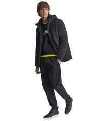 ダナ キャラン ニューヨーク メンズ アウター ジャケット・ブルゾン ジャケット DKNY Mens 3in1 Systems Jacket Black ブラックのサムネイル