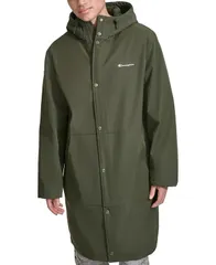 チャンピオン メンズ アウター ジャケット・ブルゾン フリース ジャケット Champion Mens Hooded Stadium Jacket with Fleece Lining Forest Night フォレスト