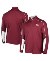コロンビア メンズ アウター ジャケット・ブルゾン Columbia Mens Maroon Texas AM Aggieshotgun 20 OmniWick QuarterZip Jacket Maroon マルーンのサムネイル