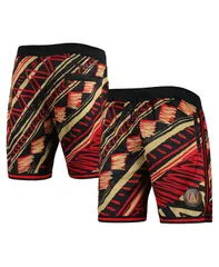 ミッチェルネス メンズ ボトムス ハーフパンツ・ショーツ ショートパンツ Mitchell Ness Mens Black Atlanta United FC Tribal Fashion Shortのサムネイル