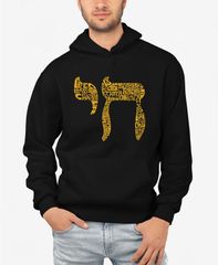 エルエーポップアート メンズ アウター パーカー・スウェット シャツ LA Pop Art Chai Mens Word Art Hooded Sweatshirt Black ブラック