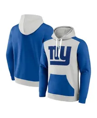 ファナティクス メンズ アウター パーカー・スウェットール フリース Fanatics Mensilveroyal New York Giants Big and Tall Team Fleece Pullover Hoodie Silveroyal シルバー