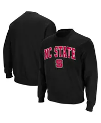 コロシアム メンズ アウター パーカー・スウェット クルーネック シャツ ロゴ Colosseumens NC State Wolfpack Arch Logo Crew Neck Sweatshirt Black ブラック