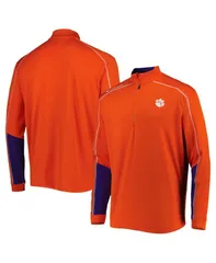 コロンビア メンズ アウター ジャケット・ブルゾン Columbia Mens Orange Clemson Tigershotgun 20 OmniWick QuarterZip Jacket Orange オレンジ