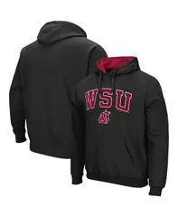 コロシアム メンズ アウター パーカー・スウェット ロゴ Colosseumens Black Washington State Cougars Arch Logo 30 Pullover Hoodie Black ブラック