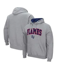 コロシアム メンズ アウター パーカー・スウェット ロゴ Colosseumens Liberty Flames Arch and Logo Pullover Hoodie Heather Gray グレー