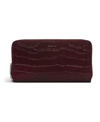 ラドリー ロンドン レディース アクセサリー 財布 レース Radley London Dukes Place Faux Croc Zip Around Wallet Dark Cherry