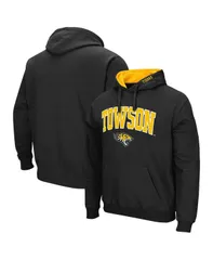 コロシアム メンズ アウター パーカー・スウェット ロゴ パーカー Colosseum Mens Black Towson Tigers Arch and Logo Pullover Hoodie Black ブラック