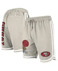 ニューエラ メンズ ボトムス ハーフパンツ・ショーツ ショートパンツ New Era Mens Light Beige San Francisco 49erstone Multi Patch Shorのサムネイル
